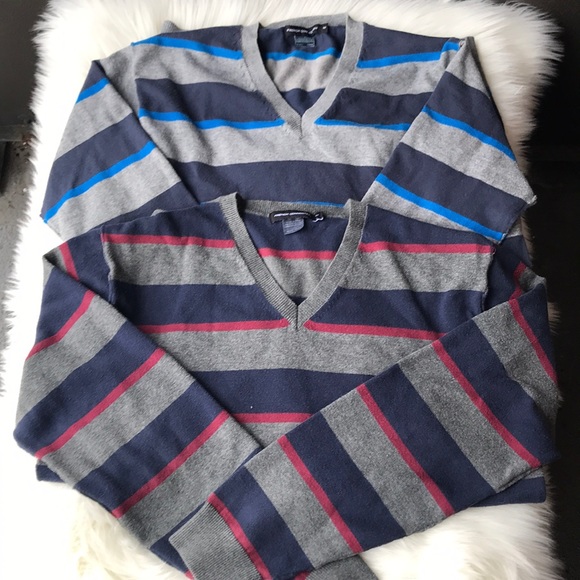 French Connection Other - Two vintage stripe sweaters